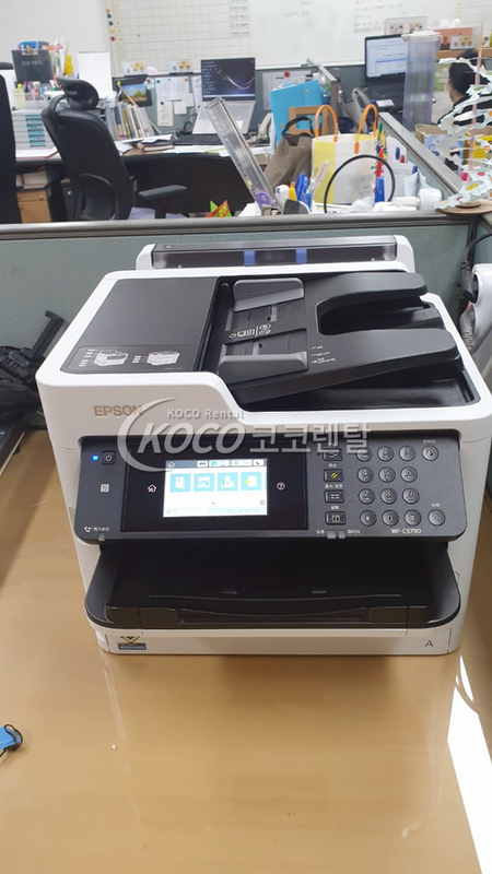 코코렌탈 용인&의왕점 - EPSONF-C5790 컬러 A4 복합기 3대 판매