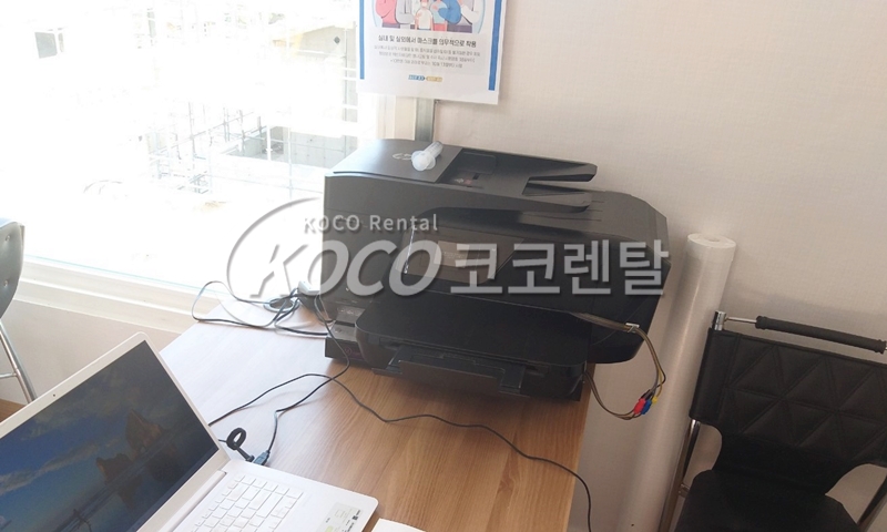코코렌탈 경기 양평점 - 분양사무실 컬러프린터 추가 단기 렌탈 설치
