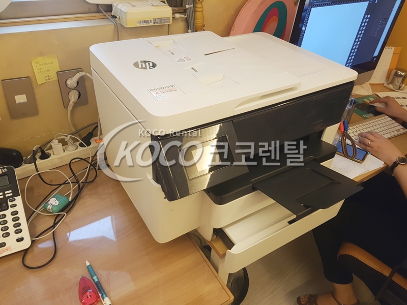 코코렌탈 경기 양평점 - 카페 HP7740 프린터렌탈