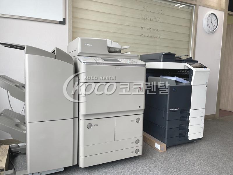 코코렌탈 부산 진구점 - 삼성화재 고속복합기 캐논 ADV6265, 코니카미놀타 C364e 컬러복합기 렌탈