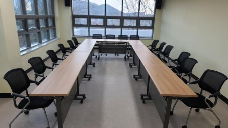 코코렌탈 인천 미추홀점 - 백령도 사무가구 및 컴퓨터 복합기 설치 완료