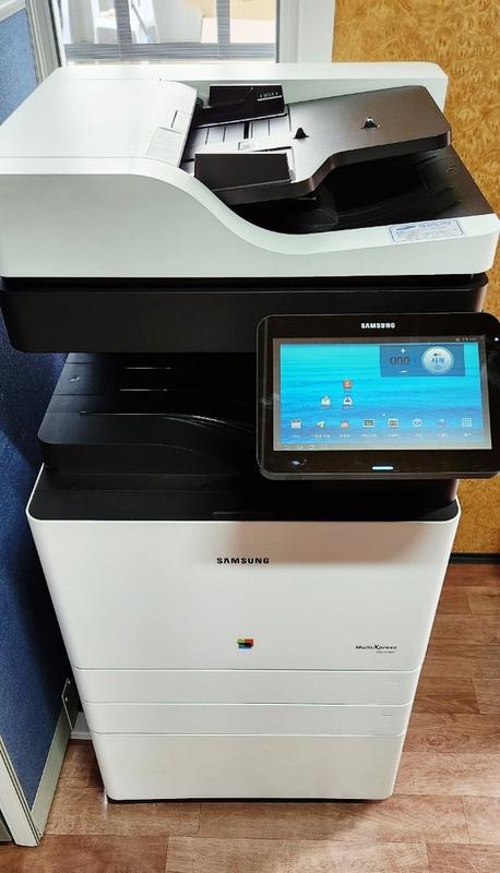 경기포천점 - 골프장건설현장 삼성 SL - K3250NR 컬러복합기 렌탈 설치