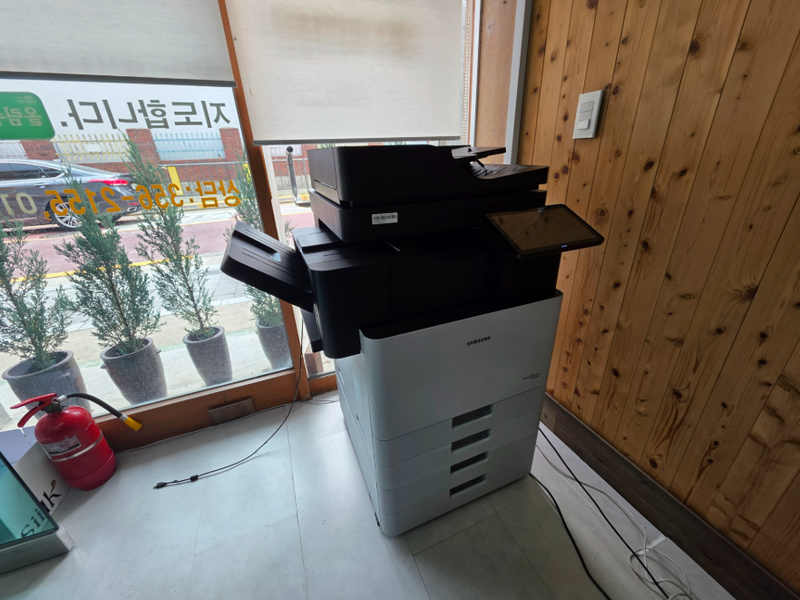 코코렌탈 서울 은평점 [ 00수학학원 ] 흑백 레이저 복합기 삼성 SL-K7500LX 렌탈 설치